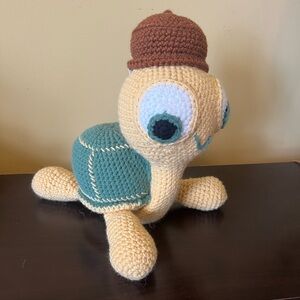 Large Handcrafted Turtle Plushie New